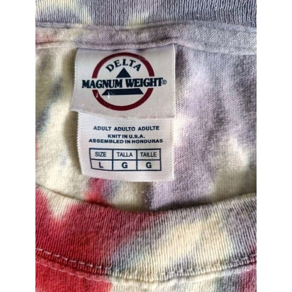 Vintage Chicago Band T-Shirt Men's Large Tie Dye Short Sleeve - Picture 3 of 7